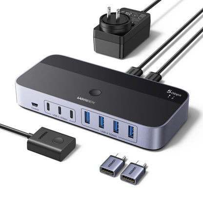 UGREEN 2-in 7-Out USB 3.0 Switch 75086 USB Hub
