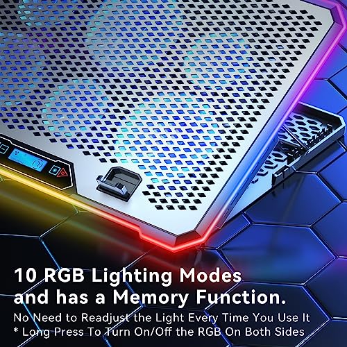 KYOLLY 16.7" x 11" Laptop Cooling Pad with 6 Fans