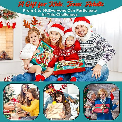 vewicokop Advent Calendar 2023 12 Pcs 3D Metal and Wooden Puzzles