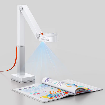 CZUR 12MP Document Camera Model FC1005 1080p Continuous Shooting Speed 60 FPS White