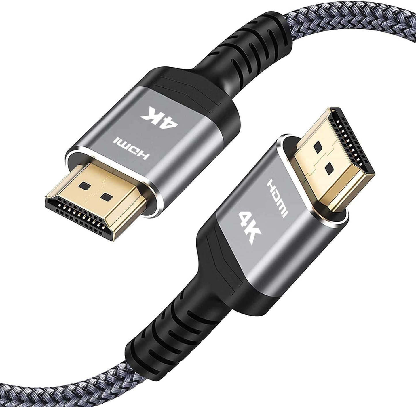 Highwings 15 Feet HDMI 2.0 Cable 4K@60Hz 18Gbps - Braided HDMI Cord with Ethernet/ARC