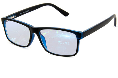 BLUE CUT Large FRED 55mm 17mm 45mm 140mm Blue Light Blocking Glasses