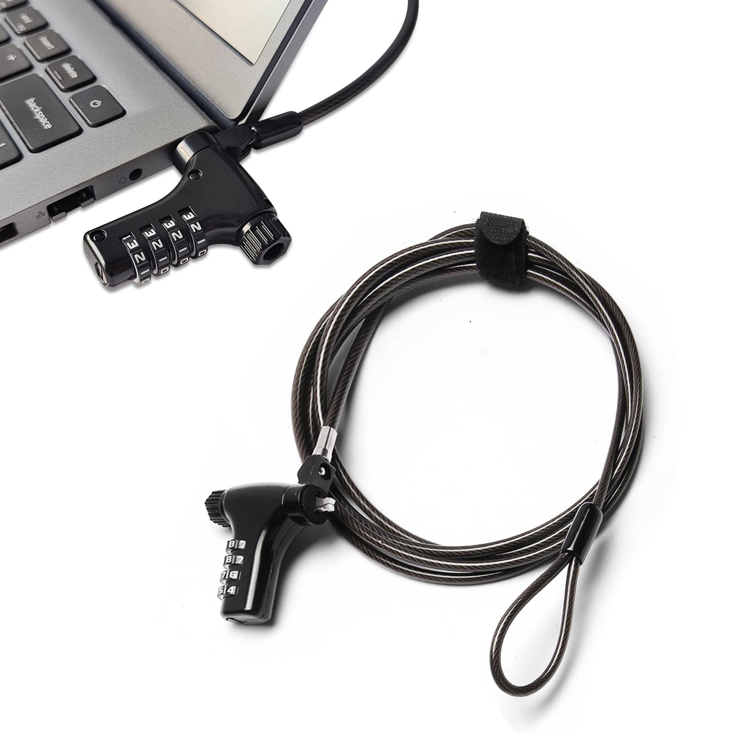 Universal 2M 6.5FT Laptop Combination Lock Anti-Theft Security Mechanism