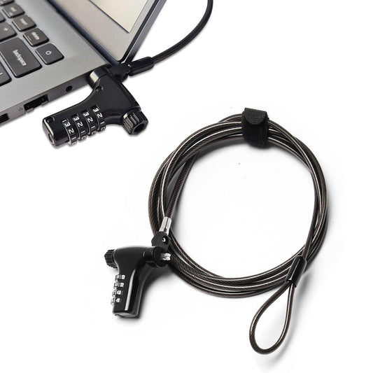 Universal 2M 6.5FT Laptop Combination Lock Anti-Theft Security Mechanism