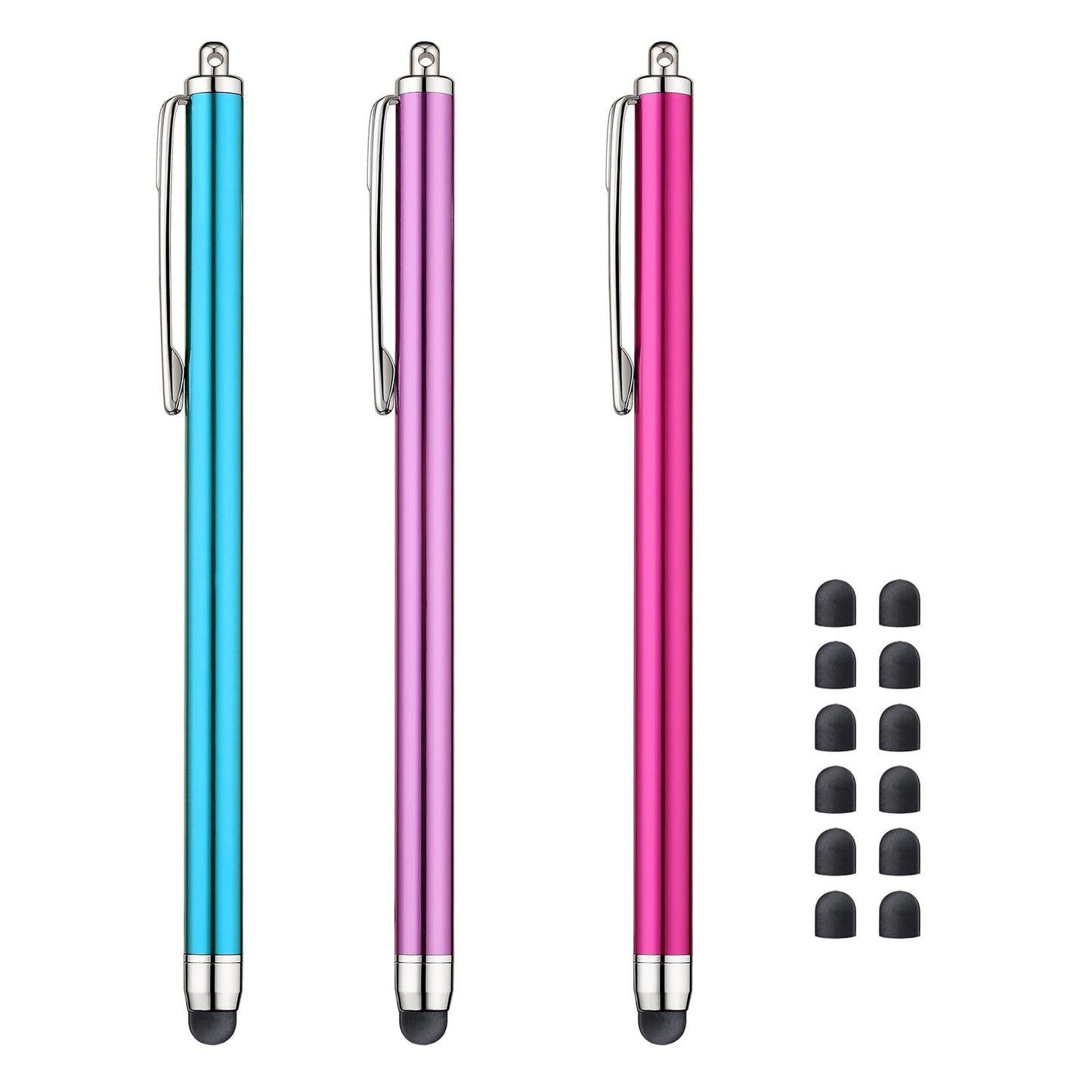 CCIVV 5.31 inches 74 Touch Screen Stylus Pen Aluminum Color Various