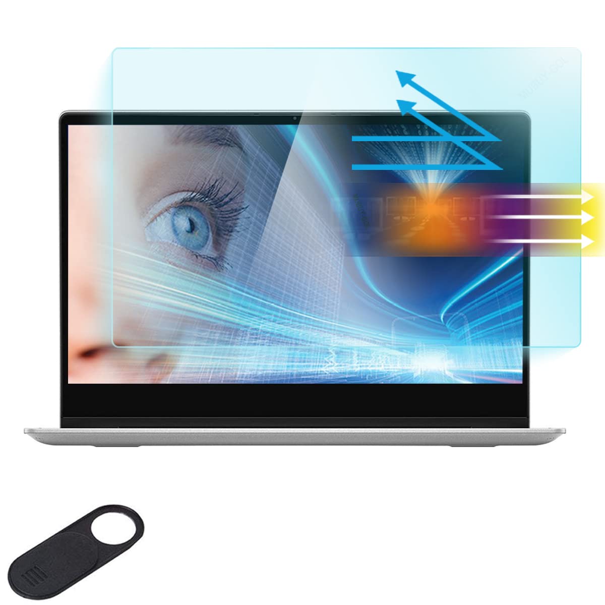 MUBUY-GOL 16 Inch Laptop Screen Protector 15.6 Inch 5H Matte Anti-Glare