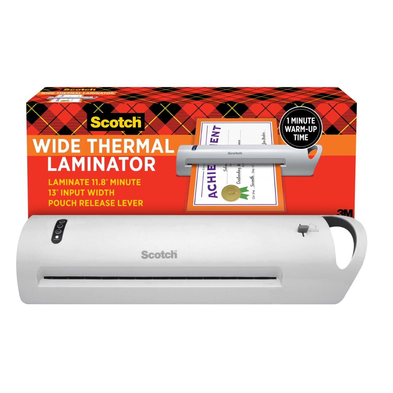 Scotch 13 inch Thermal Laminator TL1302X Specifications