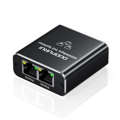 DUOPURUI 2.25x2.09x0.86 inches Ethernet Splitter DPR-001 1000Mbps