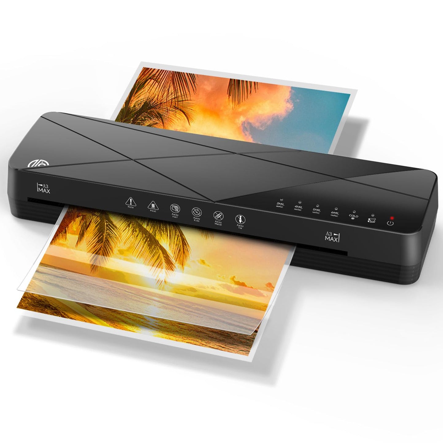Crenova 13 Inch Laminator Model 2023 Dual-Roller Office Document Laminator