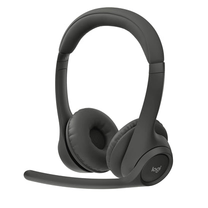 Logitech Wireless Headset 981-001468 Bluetooth 5.3 20 Hours Battery Life, Active Noise Cancellation, On-Ear Audio Device