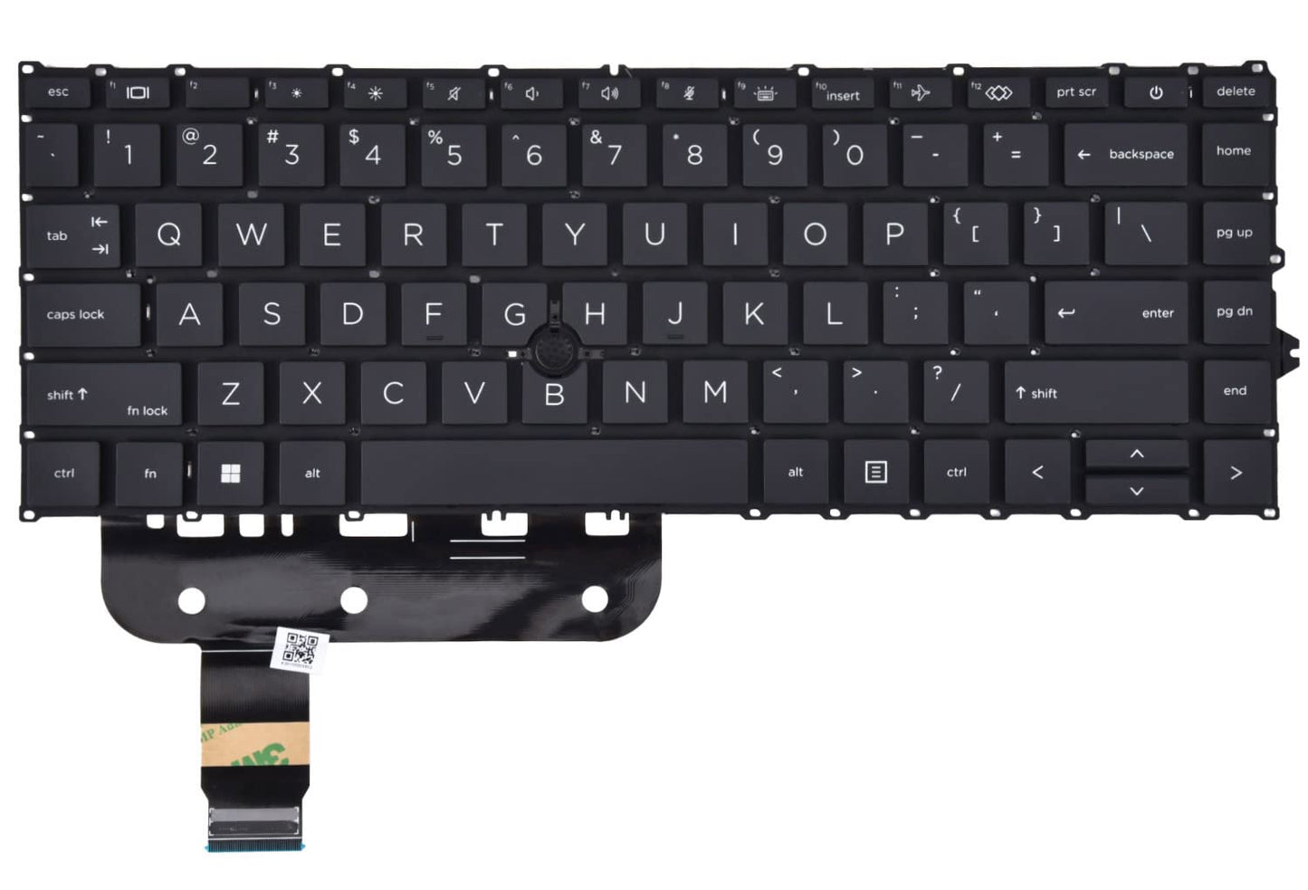 KBRPARTS 104 Keys USB Backlit Keyboard for HP EliteBook 840 G7, 840 G8, 845 G7, 845 G8, 745 G7, 745 G8, ZBook Firefly 14 G7, G8
