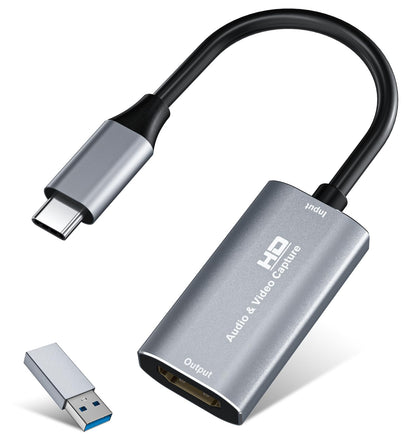 VIXLW U168-1 HDMI Capture Card 1080p USB 3.0 Plug and Play Streaming Video Capture