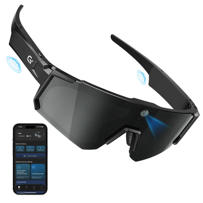 GLOSSIA GLV06-1 1280x720 Digital Wearable Computer Smart Glasses