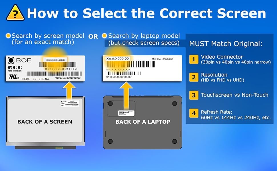 SCREENARAMA 17 x 11 x 1 inches 1920x1080 60Hz IPS LCD LED Display