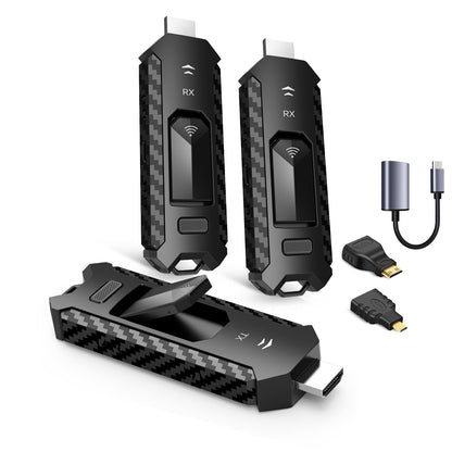Yomais G7R PRO-Portable 1920x1080P @60Hz Wireless HDMI Transmitter and Receivers Multi-Screen Kit