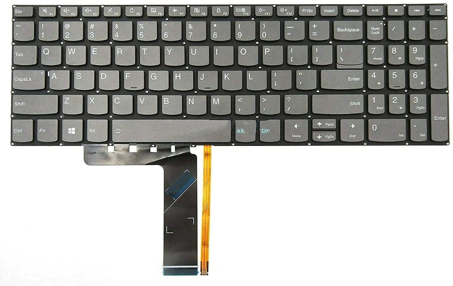 KBRPARTS 104 Key USB Backlit Keyboard for Lenovo ideaPad 330S-15IKB 330S-15ARR 3-15ADA 3-15ARE 3-15IGL 3-15IML S340-15API S340-15IWL