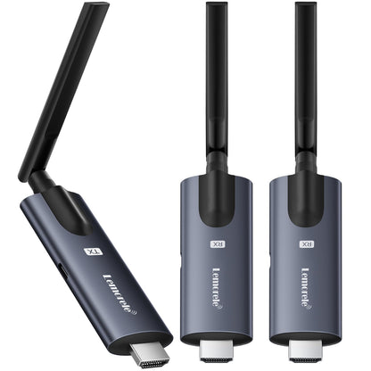 Lemorele 3.0 Count HDMI TX+2 RX 1080P 60Hz HDMI Wireless Transmitter and Receiver