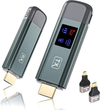 TTQ TR60-Green HDMI Wireless Transmitter/Receiver 4K 60Hz Metal