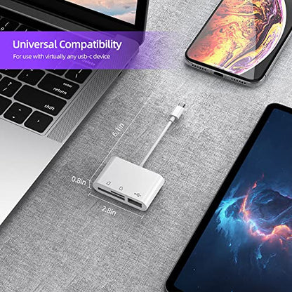 RayCue 2.76x0.79x0.39 in USB C Memory Card Reader A-CIGNA-CHECHONG