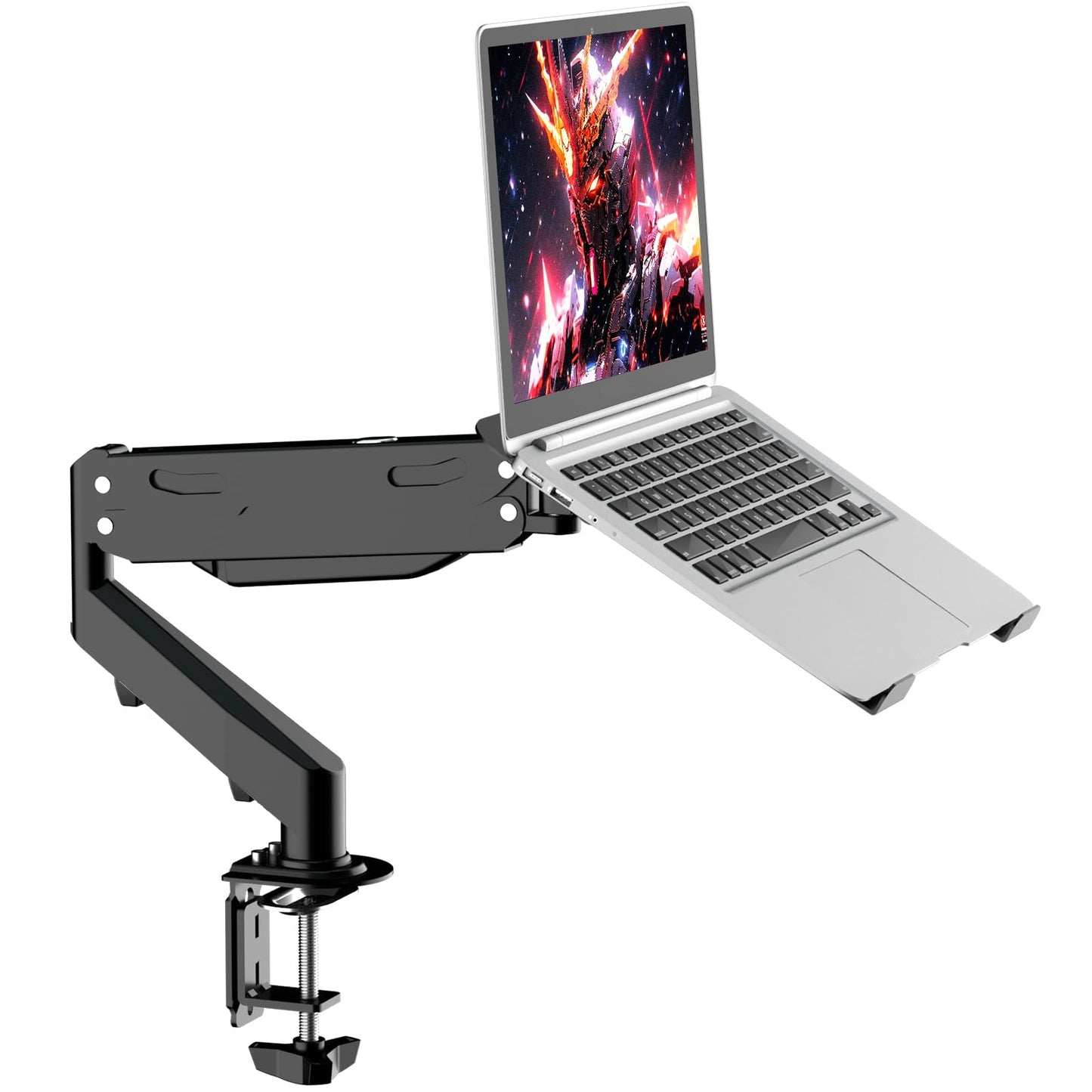 Pholiten 2 in 1 Laptop Desk Mount MD81V1TP001, Adjustable, Ceiling Mount, Black