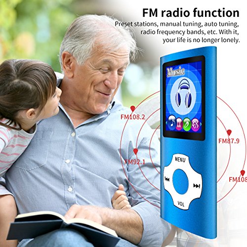 WOWSYS 1.8 Inch Darkblue MP3/MP4 Player Model Darkblue-M230