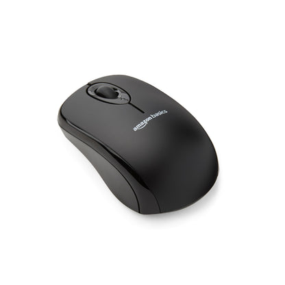 Amazon Basics MGR0975 2.4 GHz Wireless Optical Mouse USB Connectivity Black