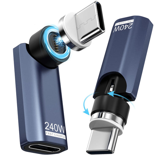 A20X USB Type C Magnetic Adapter 240W Fast Charging 2.0 Count
