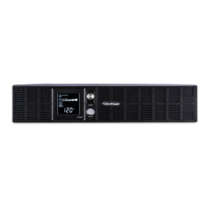 CyberPower 900W OR1500LCDRT2U UPS System with 8 Outlets, Metal, Black