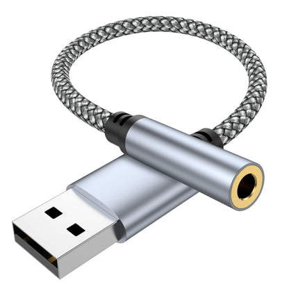 Pastall USB-3.5T-Cable 48KHz Surround Sound External Audio Adapter