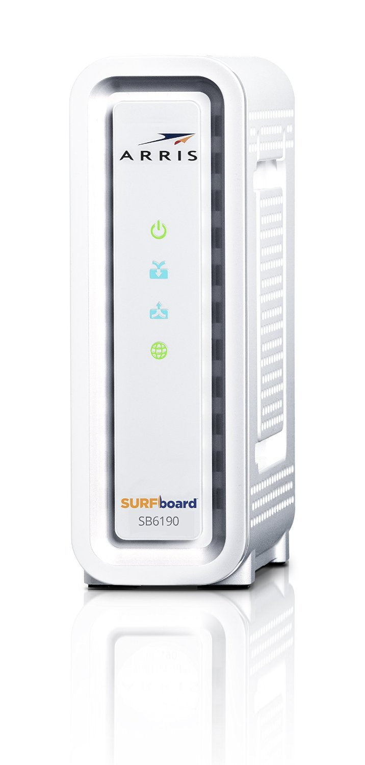 ARRIS SB6190CR DOCSIS 3.0 Cable Modem Ethernet 1400Mbps White