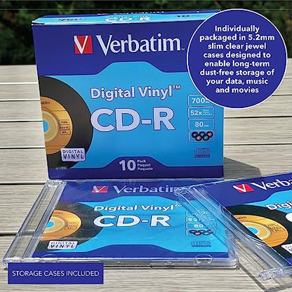 Verbatim 700MB 80min 52x CD-R 10 Count Media