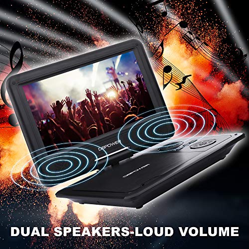 DBPOWER 9 Inch MK-011NEW 1280x720 LCD Portable Media Player