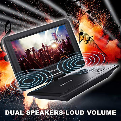 DBPOWER 9 Inch MK-011NEW 1280x720 LCD Portable Media Player