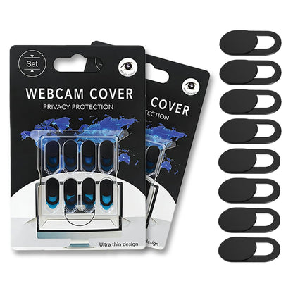 Generic 0.03" Webcam Cover Sliding Privacy Shield - 8 Pack