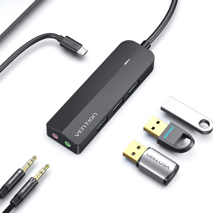VENTION USB 3.0 Hub 3 Ports USB Audio Adapter