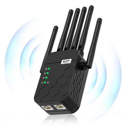 KradGingo WiFi Extender Model Number: WiFi Extender Dual-Band 2.4GHz & 5.8GHz Data Transfer Rate: 1200 Megabits per Second