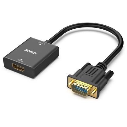BENFEI HDMI to VGA Adapter 1920x1080@60Hz 1 Count 000272black