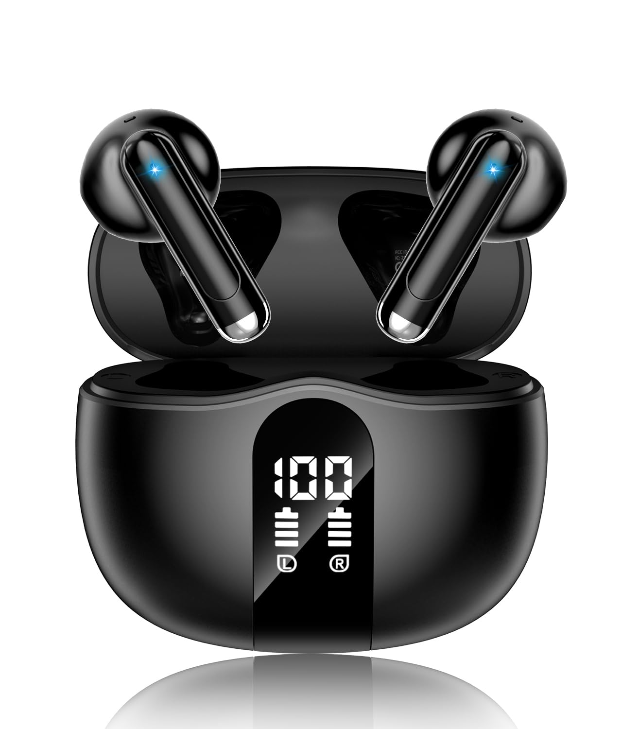 XIAOWTEK 1 Count S58 Bluetooth 5.4 Active Noise Cancelling Waterproof Earbuds