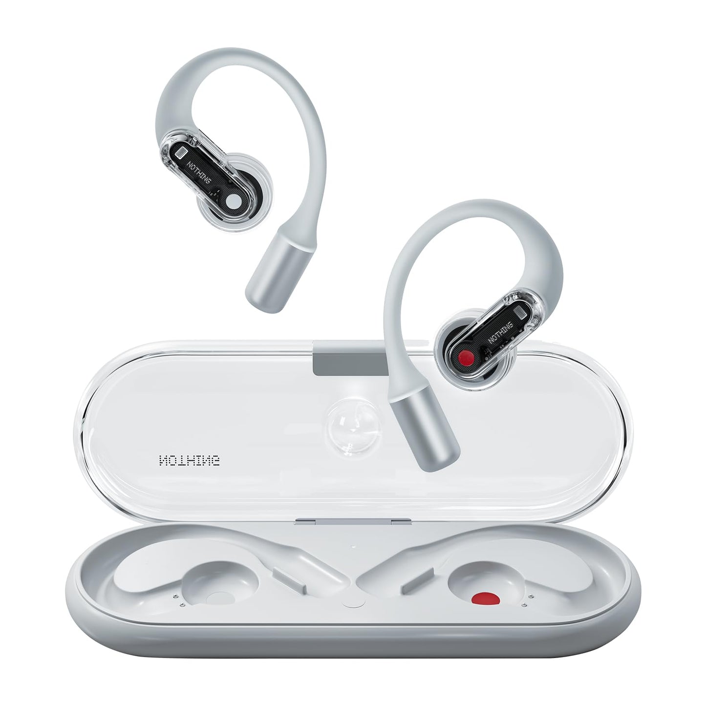 Nothing B182 Wireless Bluetooth 5.3 Open Ear Headphones IP54 Adaptive Noise Cancellation 30Hz-20kHz