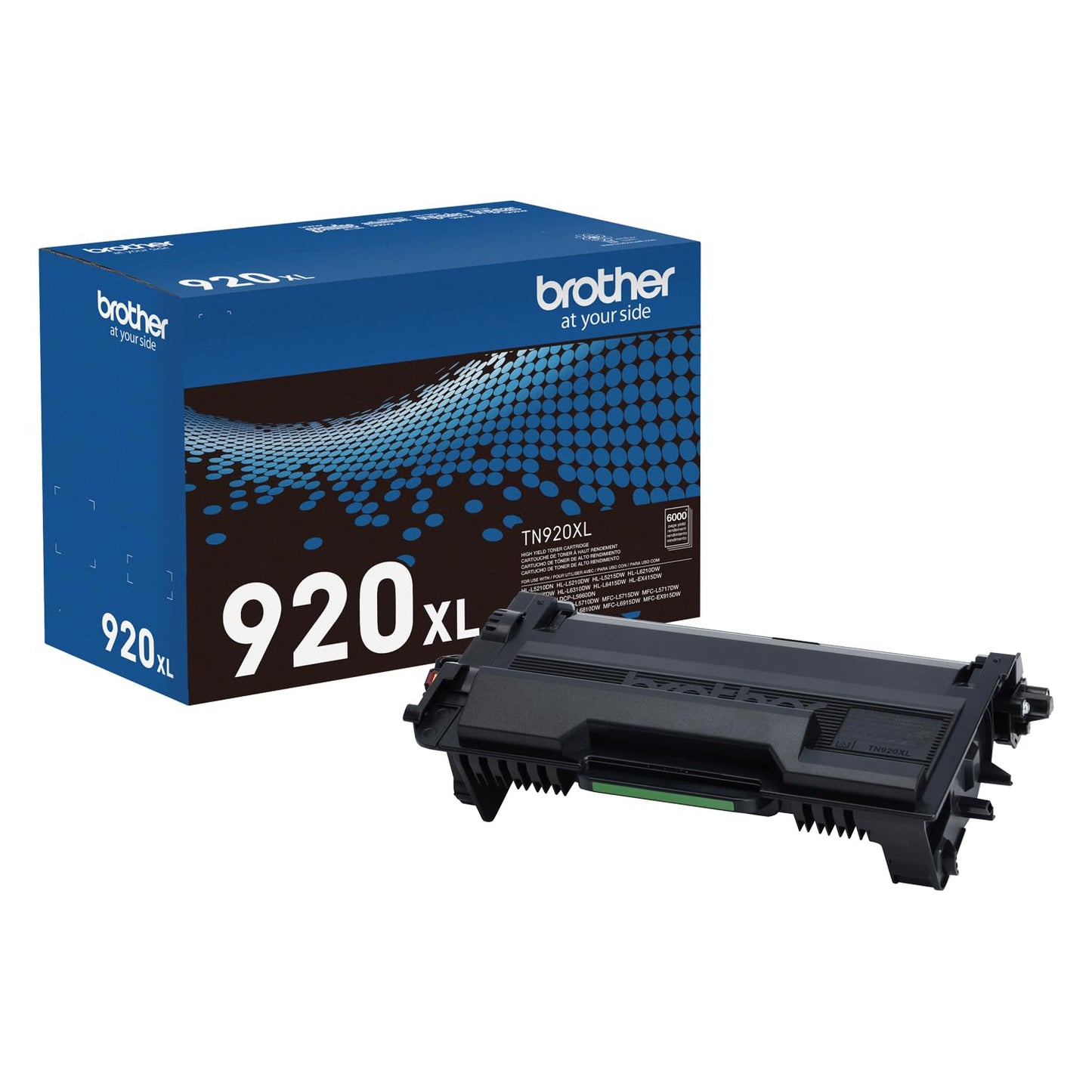 Brother TN920XL Black Toner Cartridge High Yield 6000 Pages