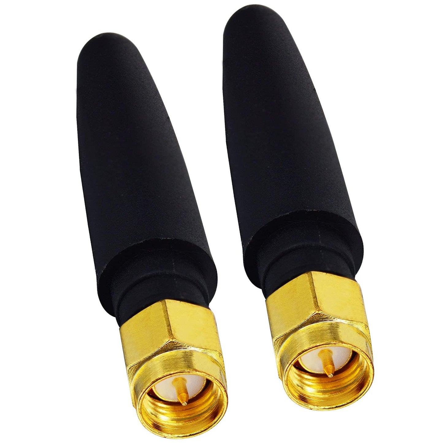 Boobrie 2-Pack 2.4GHz Mini WiFi Antenna 2dBi SMA Male Omni-Directional
