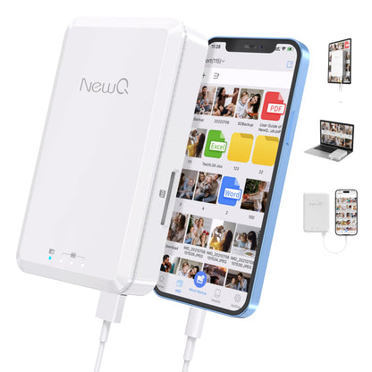 NEWQ 2TB B0BBZV6PS6 Portable External Hard Drive USB 2.0/3.0 for Smartphones and Computers