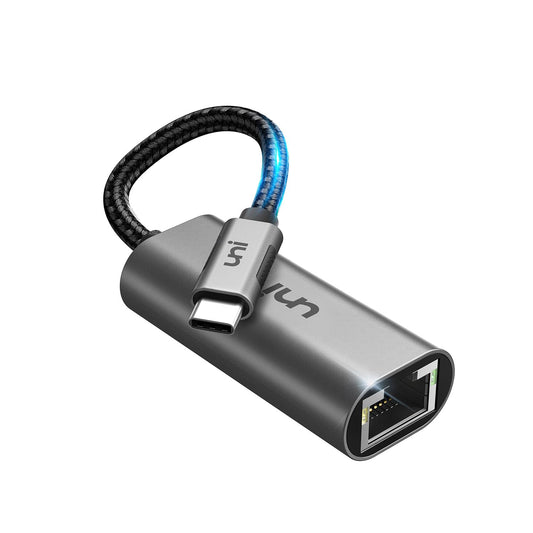 uni USB-C Ethernet Adapter UNICE01 1Gbps Type-C RJ45 Network Interface