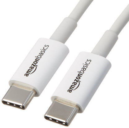 Amazon Basics 2.0 USB-C Cable, 6 Feet, 15W Fast Charging, 480Mbps Data Transfer