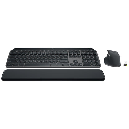 Logitech 2.0 Count 920-011889 Optical Bluetooth Rechargeable Mouse and Keyboard With 8000 DPI Compatibility