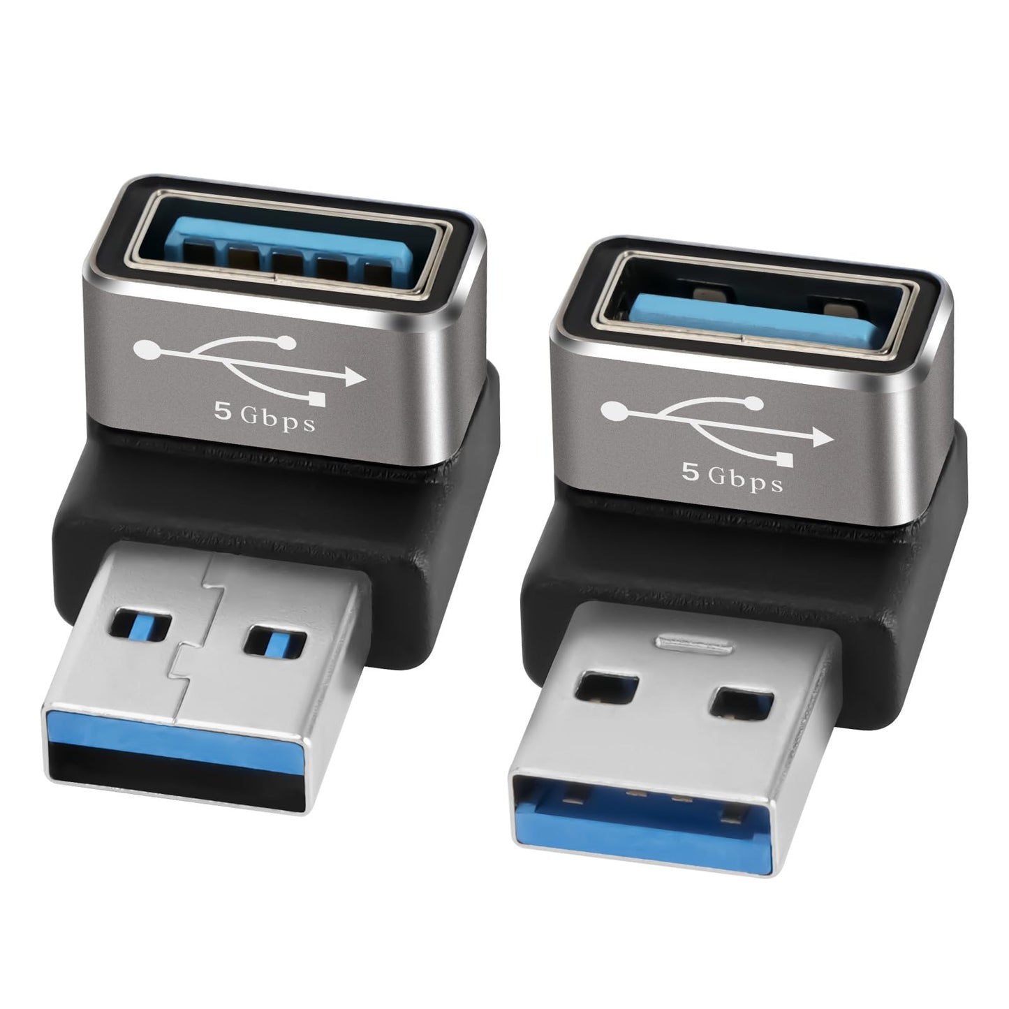 Togconn 2-Pack USB 3.0 Type A Right Angle Adapter Model B0D47TSTV9