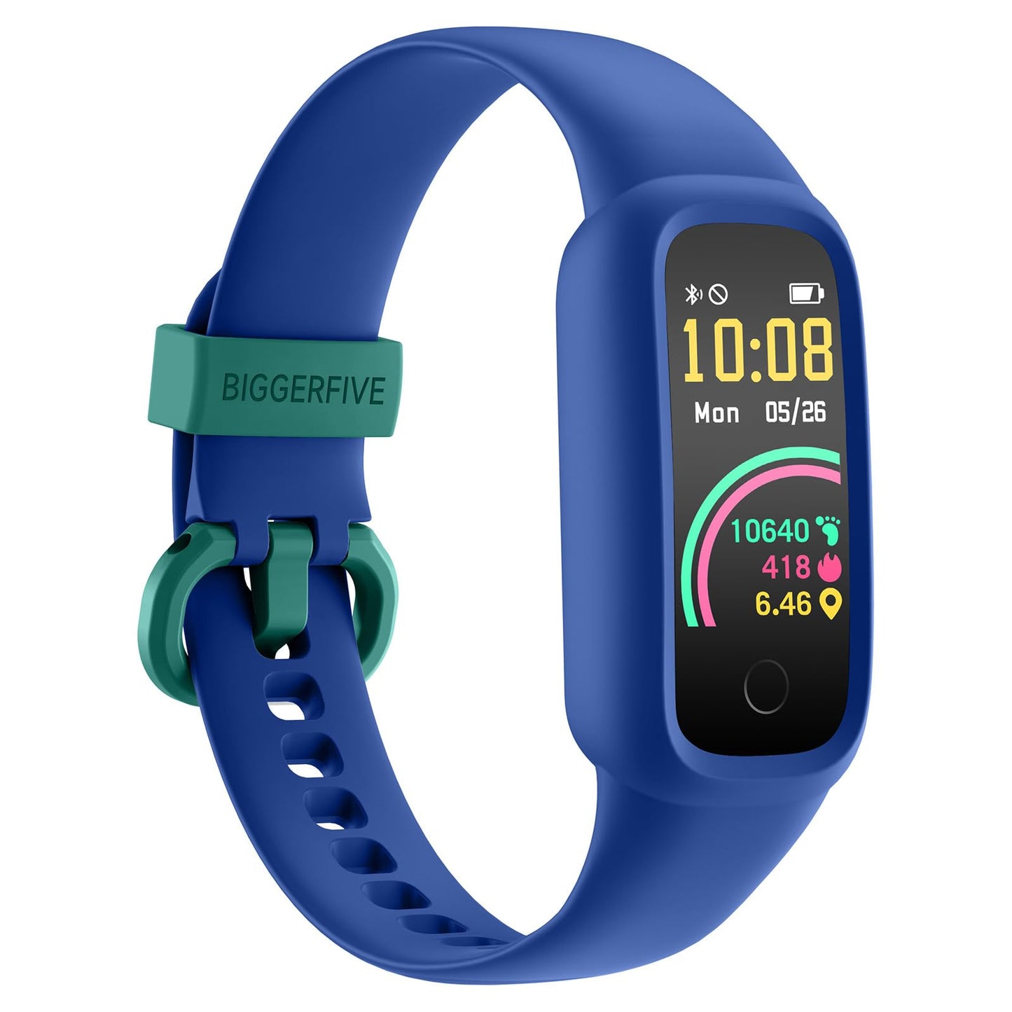 BIGGERFIVE Small BF200L 0.96 Inch Optical Sensor Pedometer Smartwatch