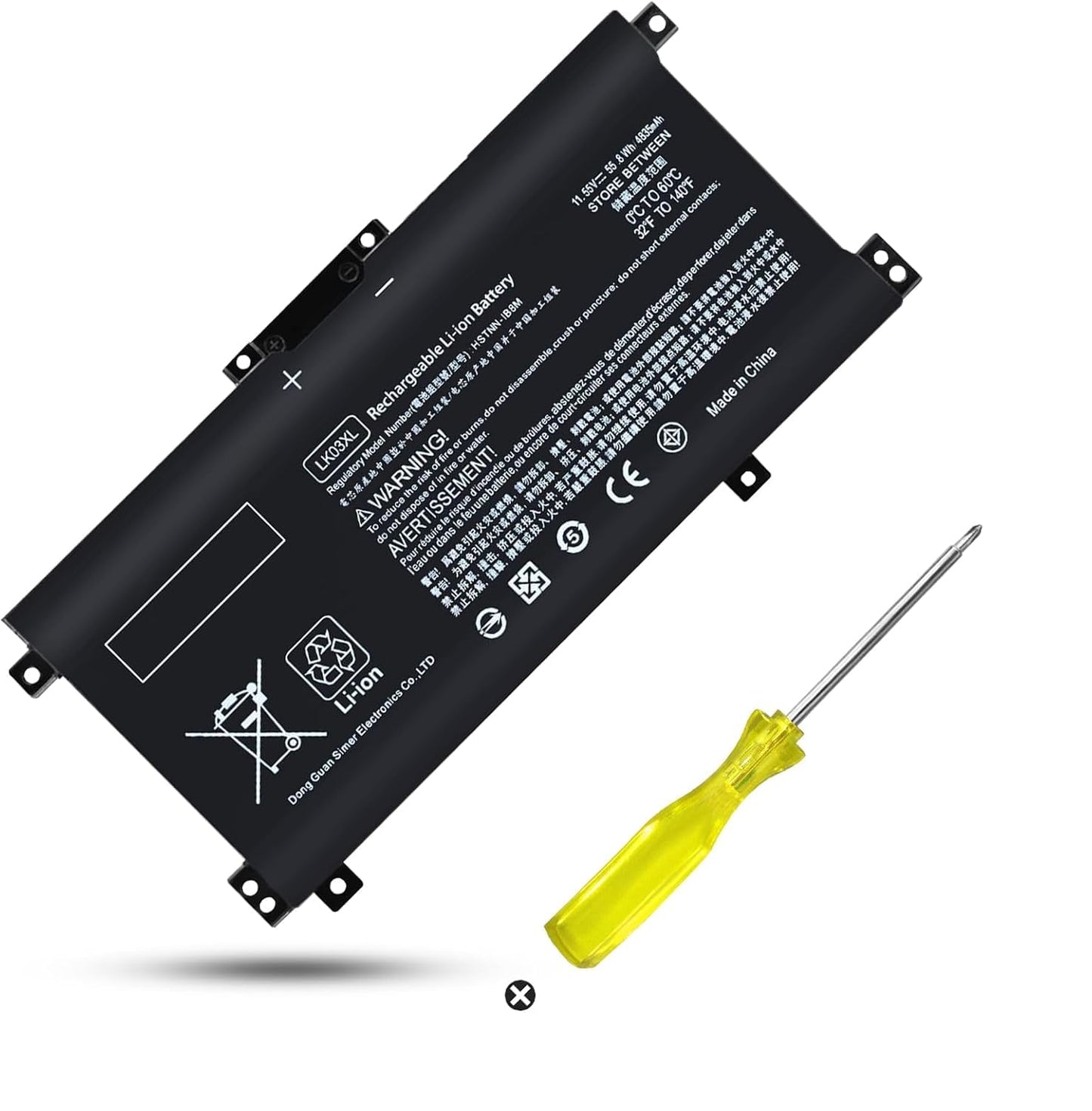 IEFUU 55.8 Wh LK03XL Lithium Ion Battery 11.55 Volts