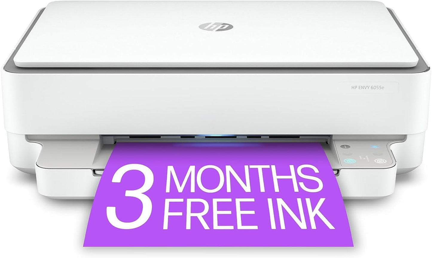 HP ENVY 6055e Color Inkjet Printer 1200 x 1200 DPI Automatic Duplex Network Ready