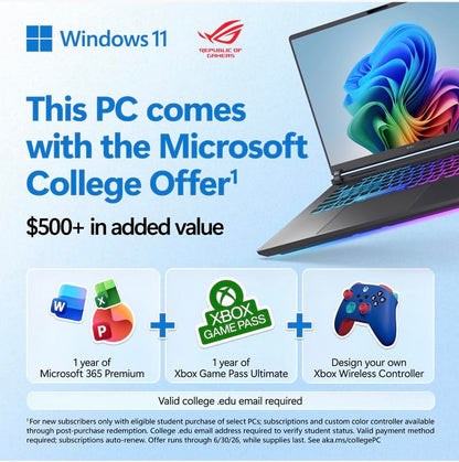 ASUS ROG Strix G16 G615JMR-AS74 16" 1920x1200 165Hz Laptop